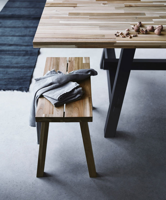 Neu bei ikea ab august: skogsta kollektion aus holz für küche und ... Esszimmer ikea