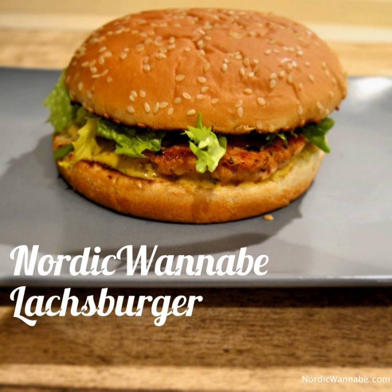 Lachsburger, norwegisch, skandinavisch, Rezept, Fischburger, Lachs ...