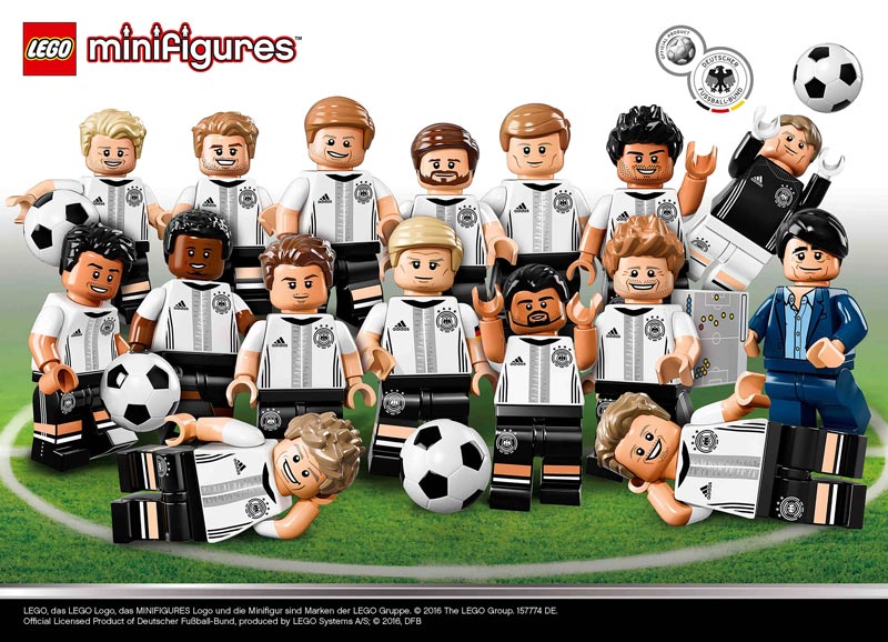 LEGO DFB – Mannschaft, LEGO, New, neu, Mai, Minifiguren, Soccer, Fussball, DFB, Mannschaft
