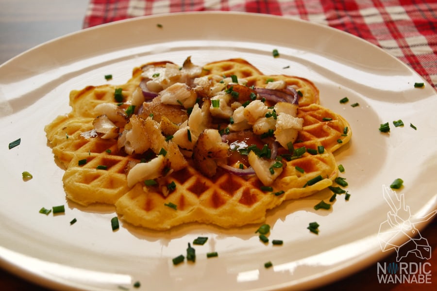 norwegische Waffeln, skandinavische Waffeln, Norwegen, Waffeln, Skandinavien, Blog, Köttbullar, Marmelade, Lachs, Skrei, Kardamom, lecker, einfach, Rezept