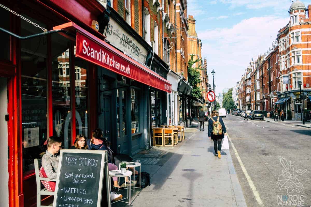 Skandinavien in London, London, Sehenswürdigkeiten, Skandinavische Cafés in London, London Wochenende, ZimtSchnecken, Scandinavian Kitchen