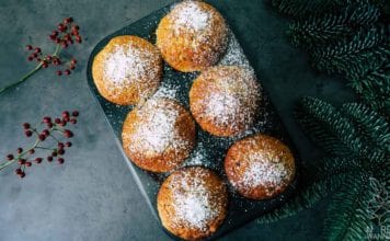 Preiselbeer-Muffins, Skandinavische Weihnachtskekse, Skandinavien, Schweden, Norwegen