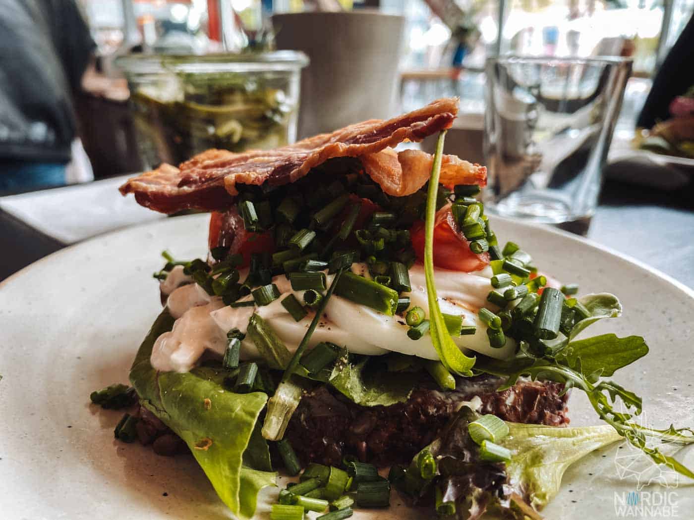 Dänisches Smørrebrød in Hannover , Aelling, Smørrebrød, Markthalle, Dänemark