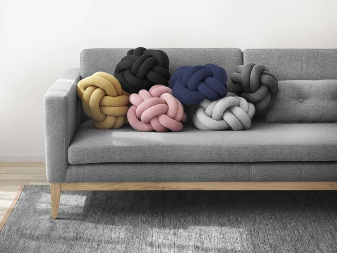 Knoten-Kissen, skandinavisch Kissen, Design House Stockholm, Knot Cushion