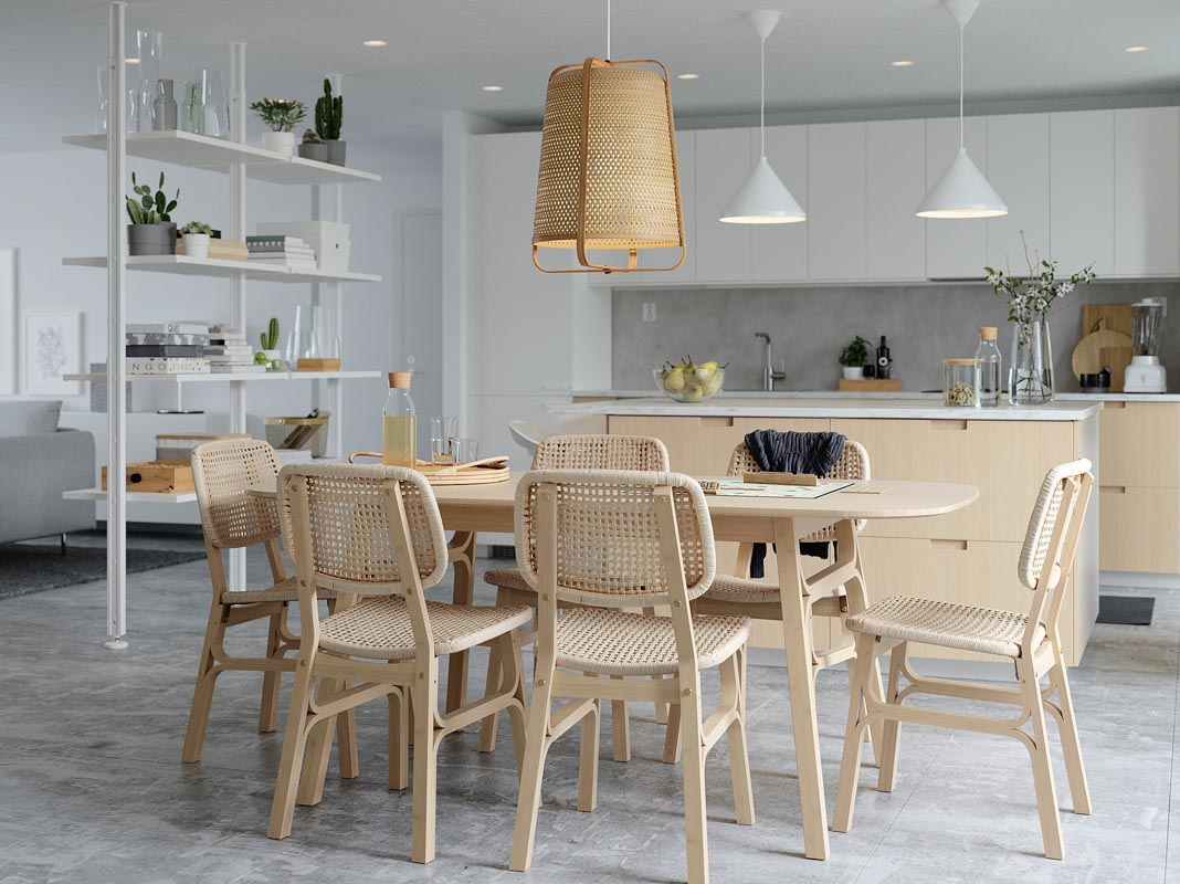 Skandinavisch, Einrichten skandinavische Stühle von IKEA